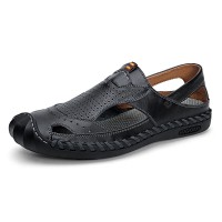 Men Fashion Leather Breathable Sandals