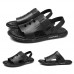 Men Sandals Summer Breathable Casual Trendy Shoes Fashion Cool Slippers Home Outdoor Footwear Large Size