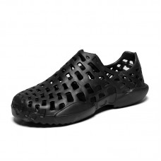 Men Summer Color Hollow Skid Beach Shoes