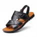 New First Layer Leather Beach Leather Men'S Sandals