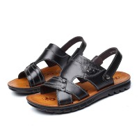 New First Layer Leather Beach Leather Men'S Sandals