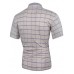 Fashion Plaid Men's Short Sleeve T-shirt