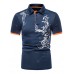 Men Summer Turn-down Collar Short Sleeve Casual Shirt