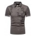 Men Summer Turn-down Collar Short Sleeve Casual Shirt