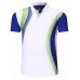 Men's Short-sleeved Turn-down Collar T-shirt Printing Breathable Sportswear Volleyball Tennis Tournament Top