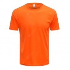 Men's Sports Running Fitness Perspiration Quick-drying Short Sleeve T-Shirt