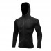 Men's Sports Running Long Sleeve Zipper Casual Hoodie Jacket