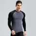 Men's Tights High Elastic and Quick-drying Running Fitness Clothes Training Basketball Football Long Sleeve Sportswear