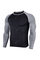 Men's Tights High Elastic and Quick-drying Running Fitness Clothes Training Basketball Football Long Sleeve Sportswear