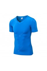 Men's V-neck PRO Fitness Running Quick-drying T-Shirt