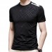 NS007 Men's Outdoor Sports Fitness Ice Silk T-shirt Short Sleeve Round Neck Tops