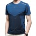 NS372 Men's Outdoor Sports Fitness Tops Short-sleeved Round Neck Ice Silk T-shirt