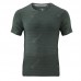 XK9898 Men Sports Short Sleeves T-shirt Quick-drying Breathable Ice-free Silk Round Neck Active Tops