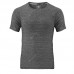 XK9898 Men Sports Short Sleeves T-shirt Quick-drying Breathable Ice-free Silk Round Neck Active Tops