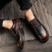 Men's Business Non-slip Leather Shoes Durable Lace-up Casual Shoes