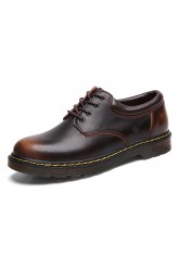 Men's Business Non-slip Leather Shoes Durable Lace-up Casual Shoes