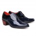 New Business Patent Casual British Leather Shoes Tide