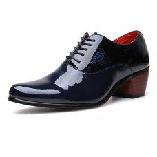 New Business Patent Casual British Leather Shoes Tide